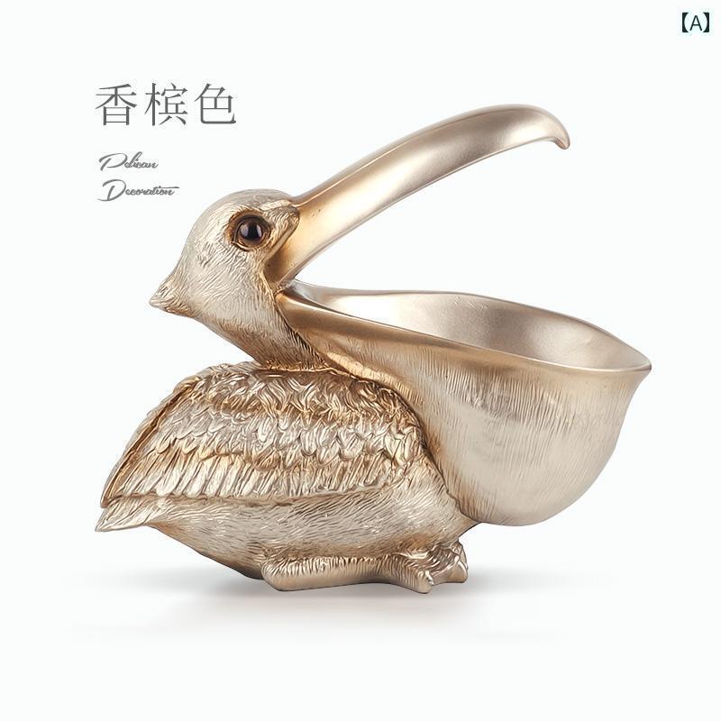 飾り 歴史 オオハシ ペリカン 玄関 鍵 収納 小物 飾り ドア 家庭用 テレビキャビネット ワイン キャビネット 装飾