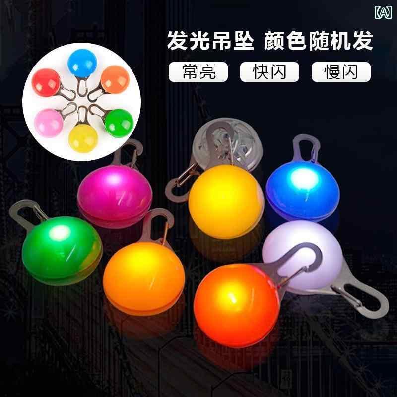 ワンちゃん　首輪　ライト 中型 犬用の 充電 式 犬用 発光 首輪 調節可能 牽引 力 夜間 防止 小型 紛失