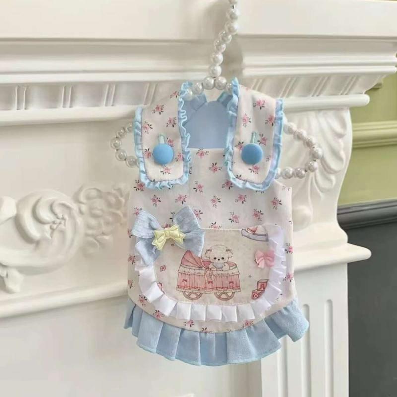 ハーネス　犬用　リード かわいい 薄手の 春夏 犬 服 ペット スカート プリンセス 猫