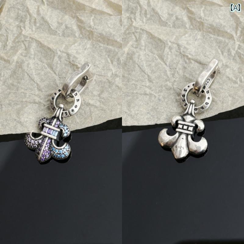 ペンダント ネックレス アクセサリー S925 シルバーウィング タッセル ペンダント 女性 レトロ オールド ネックレス メンズアクセサリー