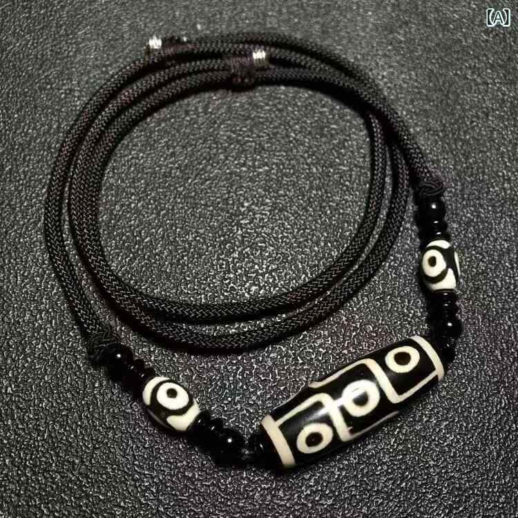 Collares Hombres y Hombres Combinados Piedras Naturales Nove Ojos Perlas Marionetas Colgadas Pedal Powerstone Accesorios Cadenas Cadenas Lucky Items Suerte Fueque Estilo Etnico Estilo Etnico Uso Normal Casual Simples Regalos Regalos de Alta Calidad Exquisitos Adultos Pesados — vista 2