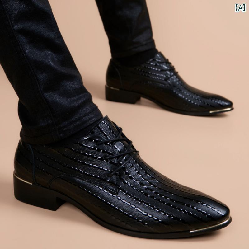 ビジネス 革靴 シューズメンズ 2025年の 高級 レザーシューズ メンズ ビジネス フォーマル 革 ポインテ..