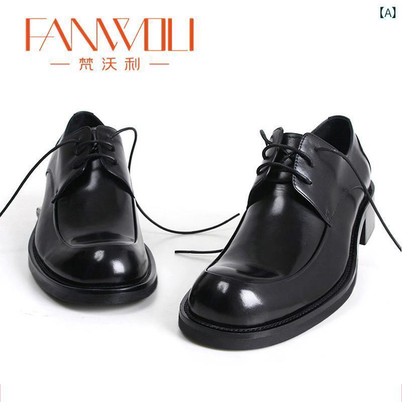 ビジネス 革靴 シューズメンズ Vanwalli 韓国 ビジネス フォーマル レザーシューズ メンズ 英国 ビッグ..
