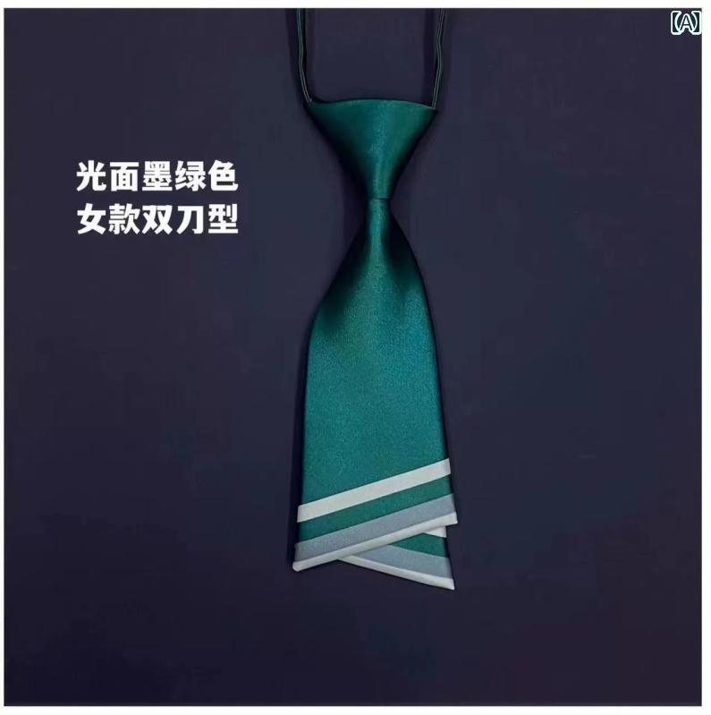 ネクタイ　ビジネス　男性用 メンズ ネクタイ ダーク グリーン アーミーグリーン 細 綾 ビジネス フォーマルウェア 手 結び ジッパー ..