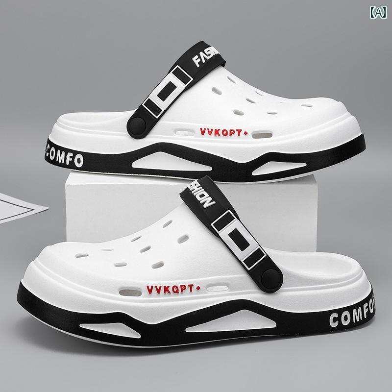 メンズ サンダル スリッパ 夏の アウトドアウェアの メンズサンダル 2025 滑り止め デュアル 目的 ウェーディング ドライバー 運転 カジュアル ビーチ スリッパ メンズ