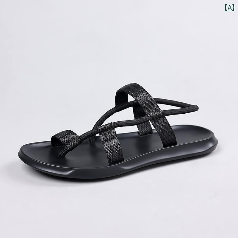 メンズ サンダル スリッパ GCKR メンズサンダル 夏 2025新 スタイル ファッション 個性 ビーチ サンダル メンズ アウトドア 滑り止め ドライビング