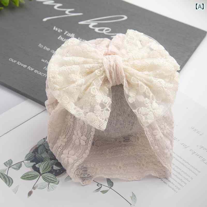 赤ちゃん　帽子　ベビー 女の 赤ちゃんの 弓 インディアン 帽子 ベビー 子供 赤ちゃん 睡眠 夏の 泉 門 薄手 プリンセス プルオーバー