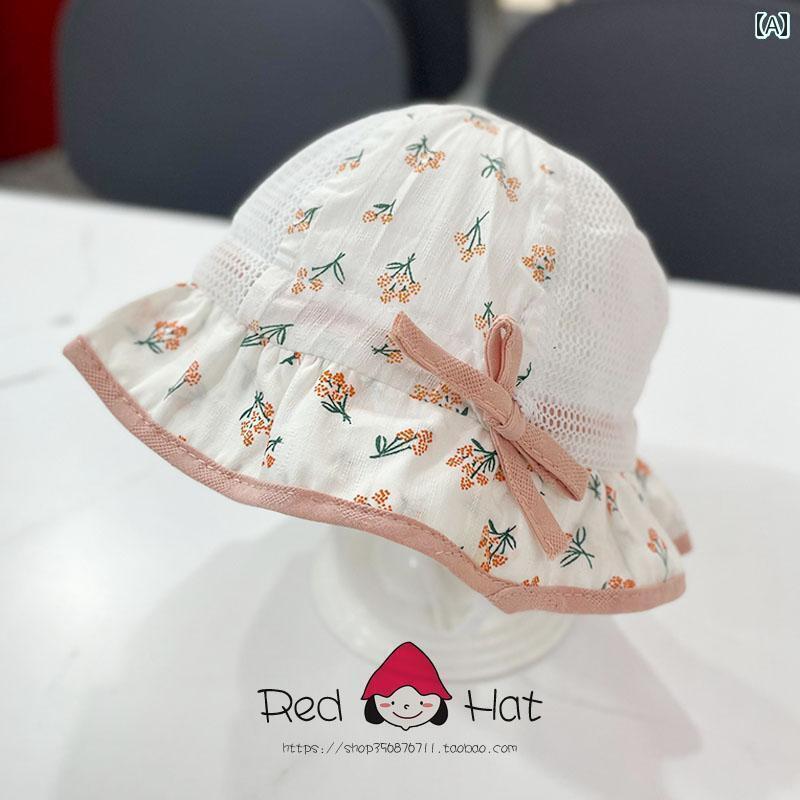 赤ちゃん 帽子 ベビー ベビー 帽子 春と 夏 薄手 サンハット 男の子と 女の子 子供用 日よけ フィッシャーマン ハット メッシュ