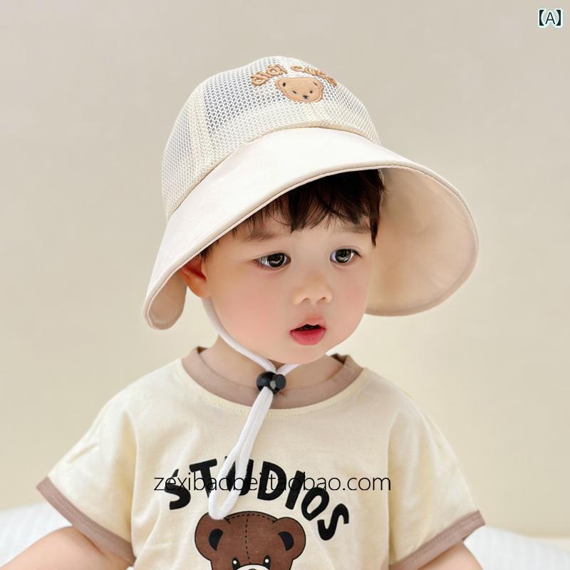 赤ちゃん 帽子 ベビー ベビー サンハット 夏用の 薄くて 通気性の ある フィッシャーマン ハット メンズ レディース 赤ちゃん 2024年の