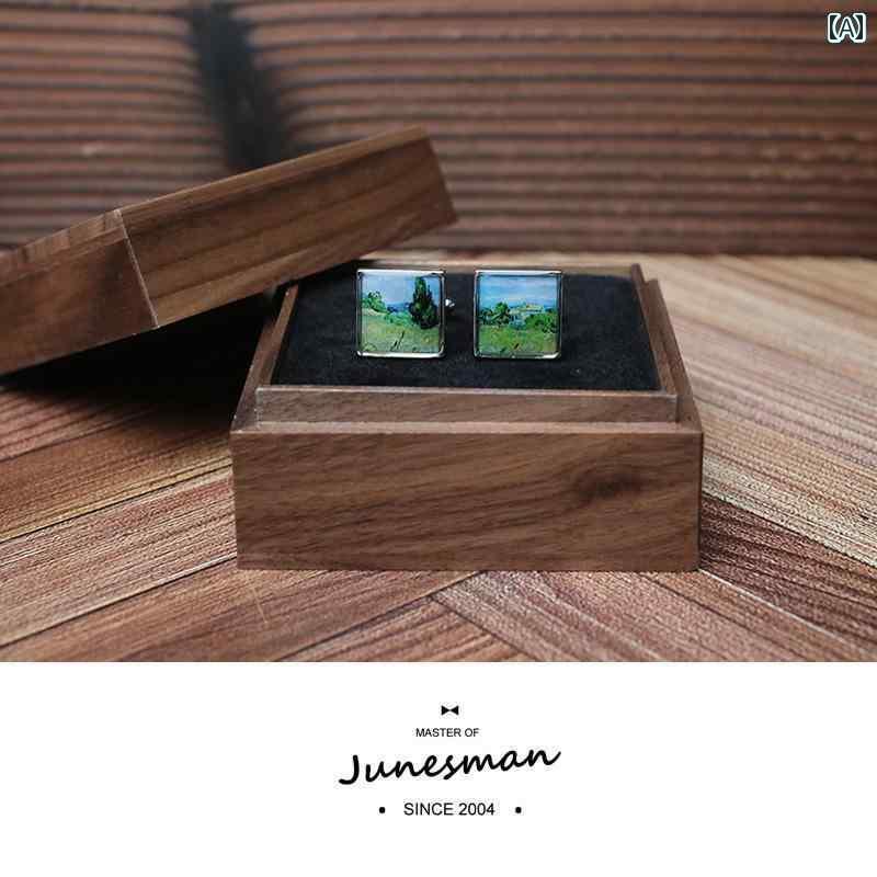 カフス ボタン シャツ 国産 6月 メンズ フレンチ シャツ カフス カフスボタン カフ ネイル ホスト新 介添え 人 ビジネス マン / ゴッホ