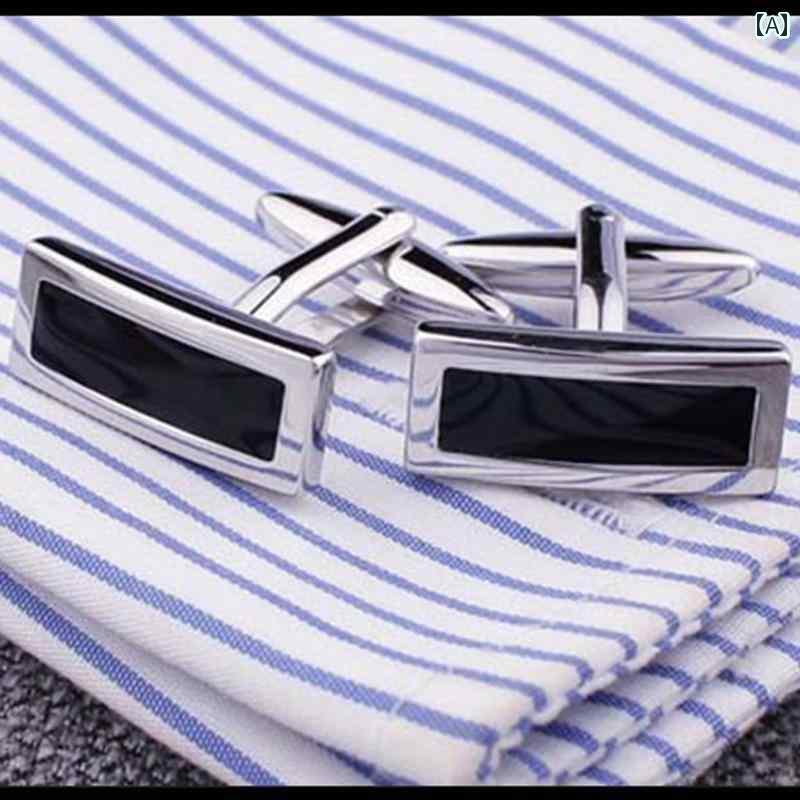 カフス ボタン シャツ 【 ギフト ボックス】 フレンチ カフス メンズ シャツ ボタン カフスボタン レディース カフス。