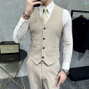 スーツ ベスト メンズ ベスト メンズ 無地 花婿の 付添 人 兄弟 大きいサイズ スーツ パンツ 紳士 フォーマル ウェディングドレス 2点 セット