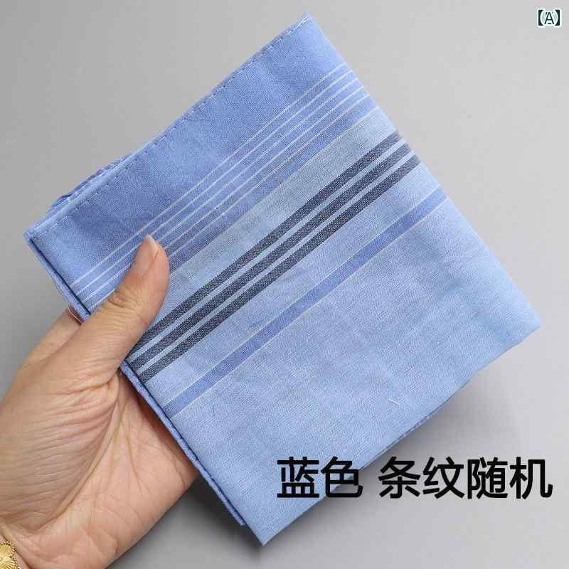 ハンカチ　ハンドタオル 昔ながらの 懐かしい 柔らかい アンティーク メンズ 薄手 ハンカチ 綿 汗 取り タオル レトロ