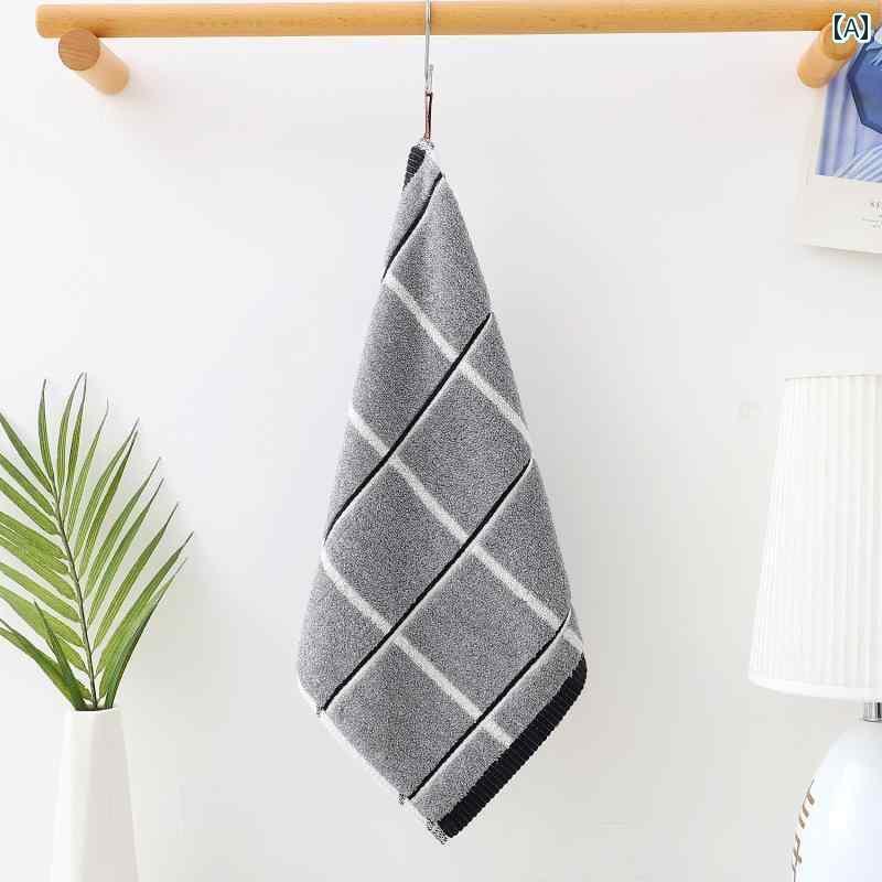 ハンカチ ハンドタオル 男性用 綿 スクエアタオル ダーク カラー 洗顔用小 タオル 家庭用 スクエア ソフト 吸水性 ハンカチ