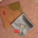 ハンカチ ハンドタオル レトロ フェイク シルク 刺繍 ハンカチ 無地 年次 会議 ビジネス 小物 ギフト