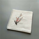 ハンカチ ハンドタオル 梅 蘭 竹 菊 ハンカチ 古風 刺繍 綿 麻 四角 スカーフ 男性 用 吸汗 女性用 ギフト