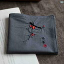 ハンカチ ハンドタオル 梅 蘭 竹 菊 ┇ 民族 風 刺繍 花 ハンカチ レトロ 男女 ギフト 吸汗 綿 角 スカーフ