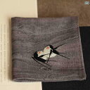 ハンカチ おしゃれ 春が 戻って ツバメが 戻ってきました | リネン コットンの 吸汗性 携帯用 刺繍入り ツバメ ハンカチ レトロ 中国 カラー メンズ レ...