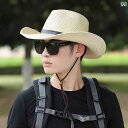 カウボーイ レディース 帽子 メンズ 帽子 2024 サンシェード 夏の ビーチ 旅行 漁師の 日焼け防止 デニム 麦わら 屋外 日よけ