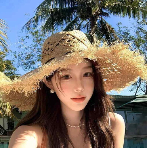 麦わら帽子 レディース かわいい 2025年 ラフィア 麦わら 帽子 女性用 夏 ビーチ 日焼け防止 写真 遮 光 つば 広の サンハット 麦わら帽子 レディース かわいい 2025年 ラフィア 麦わら 帽子 女性用 夏 ビーチ 日焼け防止 写真 遮 光 つば 広の サンハット