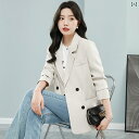 フォーマルスーツ ジャケット ベージュの スーツ ジャケット 女性 2025年 春 新作 韓国 風 ハイ エンド カジュアル小 春秋 黒 スーツ
