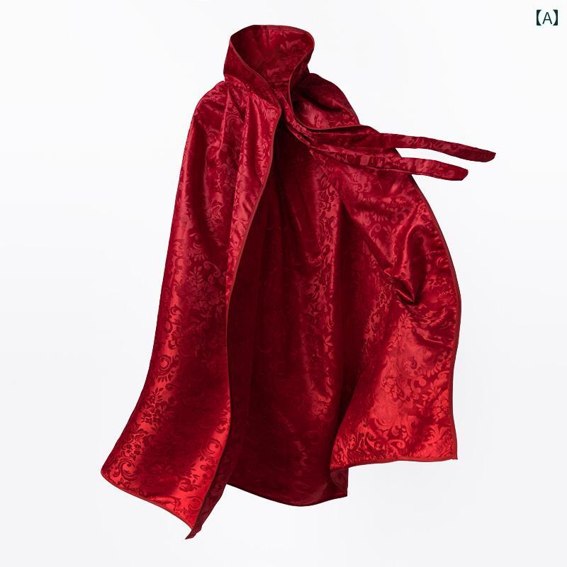 ドレス ケープ マント 漢 服 マント ショール 子供用 マント ハンサムな アウター マント 中国 風 男の..