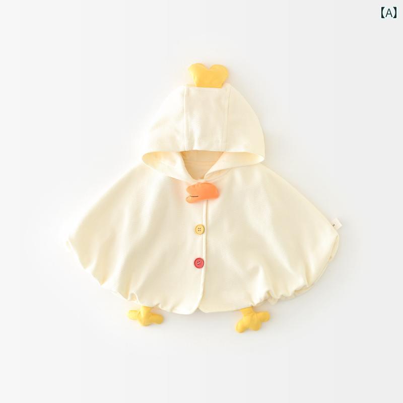ドレス ケープ マント ベビー フード 付き ショール 春 服 男の子と 女の子 ベビー ケープ コート 子供 用 防 風 アウトドア 服 漫画 防 風 マント