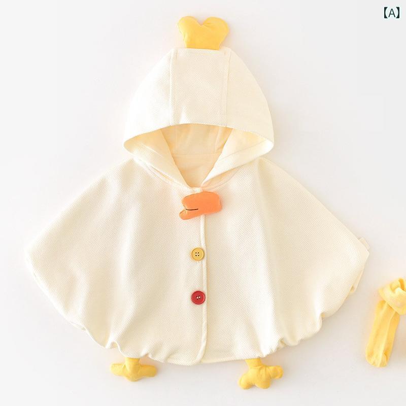 ドレス ケープ マント 女の子の 赤ちゃんの 漫画の マント コート 2025 春と 夏の 幼児の フード 付き マント かわいい スタイリッシュな 防 風 薄...