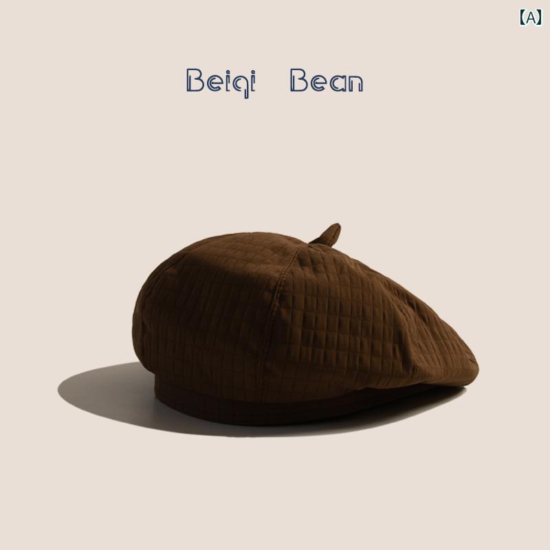 ベビー 帽子 子供用 ベビー 帽子 韓国 風 春秋 薄型 ファッション シンプル ベレー 帽 女の子 凹型 ファッション ファッショナブルな カボチャ 帽子 トレンド