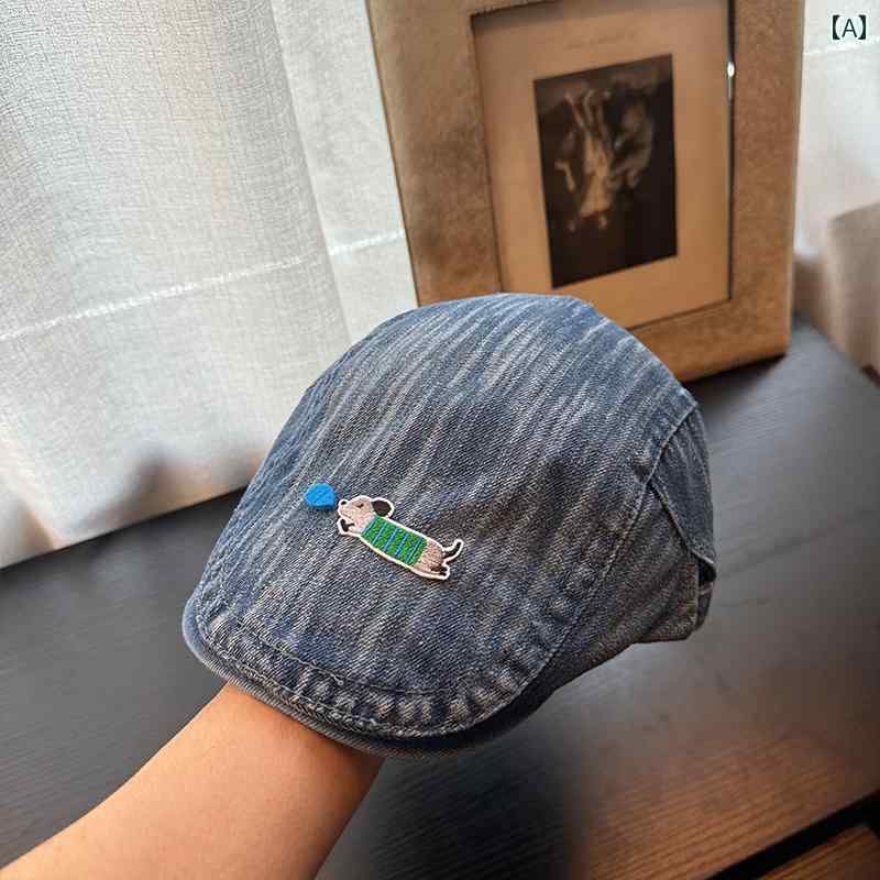 子供の 帽子 子供用 ベレー 帽、 ビッグ ボーイ、 ハンサム ストリート スタイル、 春秋 2025年 新作、..