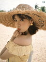 レディース カジュアル 帽子 ビーチの 写真 撮影に 適した ラフィア 編みの 麦わら 帽子、 女性の 夏の 日焼け 止め、 文字の 刺繍が 施された つばの 広い サンハット