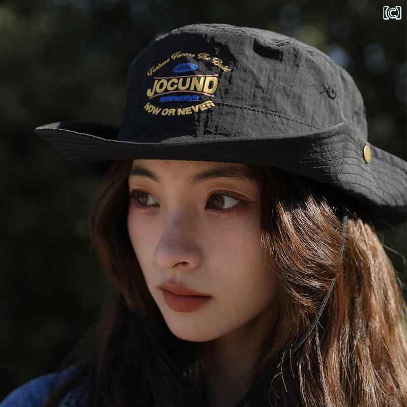 レディース カジュアル 帽子 ニッチ マウンテン アウトドア 登山 キャンプ 速 乾 ...