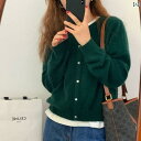 おしゃれ ママ カーディガン 春と 秋の 新作 カシミヤセーター コート 女性の カーディガン 薄手 ルーズ ラウンド ネックカーディガン ショート 大きい サイズ ニットアウター