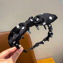 ヘッド バンド ヘア アクセサリー キッズ 子供用 水玉 模様の リボン 付き ヘッド バンド、 女の子用、 歯 付き、 滑り止め ヘア ピン、 頭を 圧迫 し...