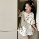 子供用 かわいい パジャマ 春秋 女の子用 ナイトドレス 純 綿 ガーゼ 夏用 薄手 プリンセス スタイル 2025年 新作 子供 服 女の子用 ベビー パジャマ