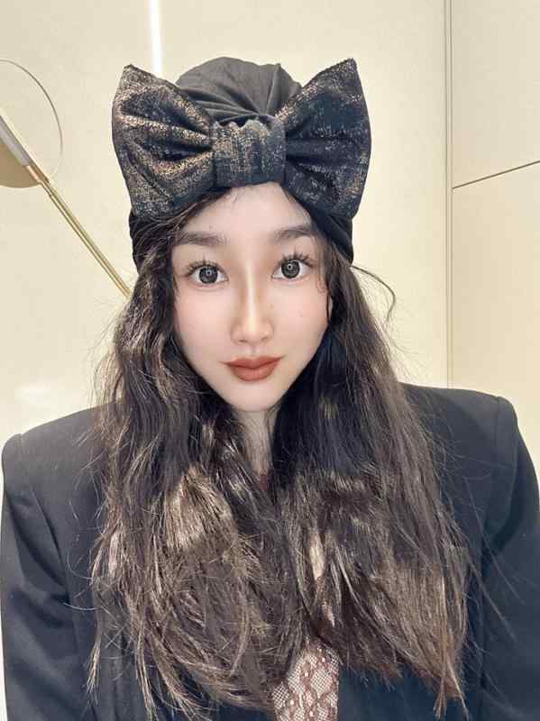 スカーフ 帽子 女性 リボン ターバン ハット、 かわいい ナイトキャップ、 モダール ソフト レディース..