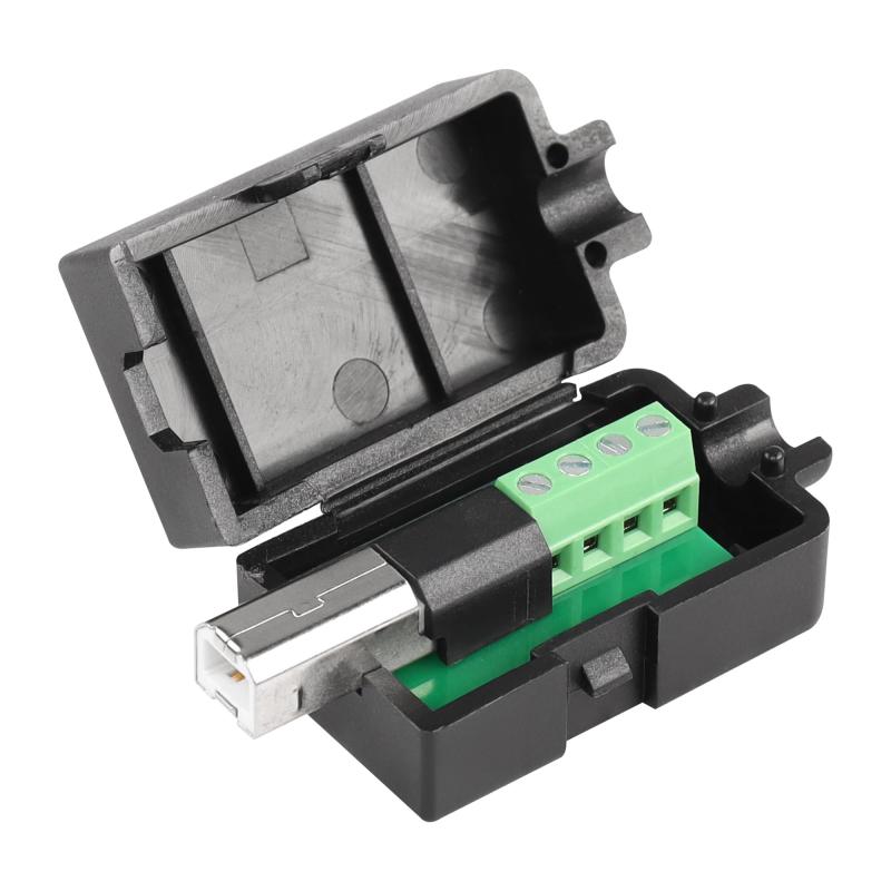 SinLoon USB-B アダプター はんだ付け不要 プラスチックスリーブ付きドライバー プリンターなどのUSB インターフェースデバイスに対応