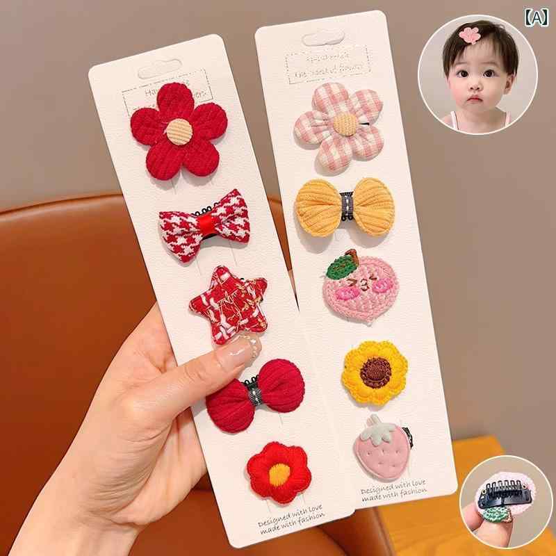 ヘア ピン 女の子用 女の子用 ベビー ヘア クリップ、 髪を 傷めない、 髪の 少ない 子供、 幼児、 幼..