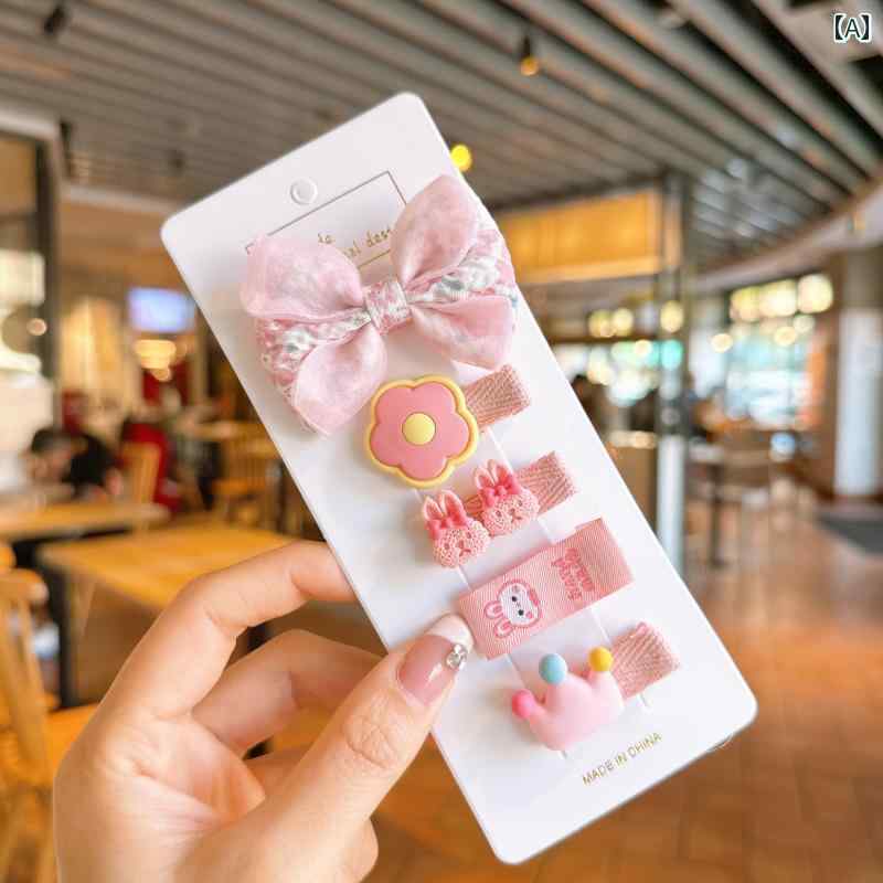 ヘア ピン 女の子用 女の子の 赤ちゃん用 フル クロス ヘア ピン、 赤ちゃんの 髪を 傷つけない、 かわ..