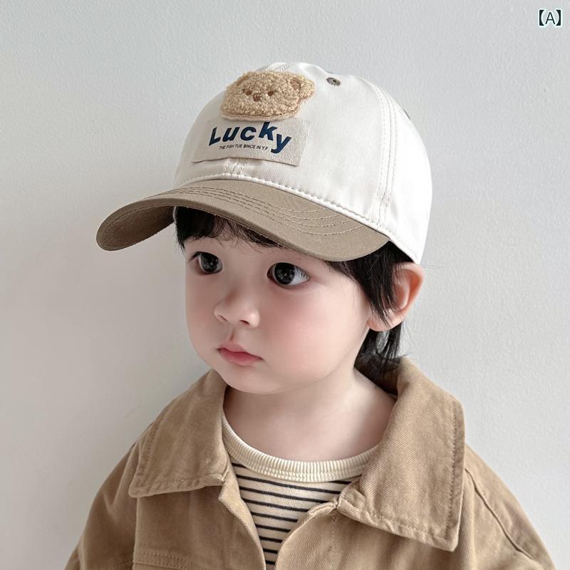 子供用 帽子、 春の 新作 サンハット、 ダックビル ハット、 ベビー サンハット、 男の子用 サンハット、 夏用 男の子用 お出かけ 帽子
