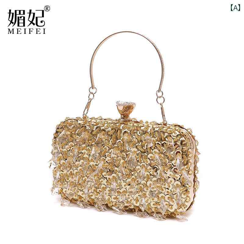 ハンドバッグ レディース ヨーロッパと アメリカの ファッション イブニング クラッチバッグ レディース パーティー ギャザー ハンドバッグ チャイナ バッグ セレブ 宴会 バッグ ハンドバッグ