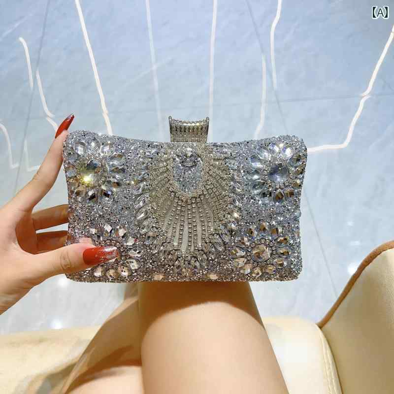 ハンドバッグ レディース 国境を 越えた 新しい レディース イブニング バッグ セレブ ヘビー ダイヤモンド ハンドバッグ ハンドバッグ チャイナ ドレス ショルダー クロス ボディ レディースバッグ