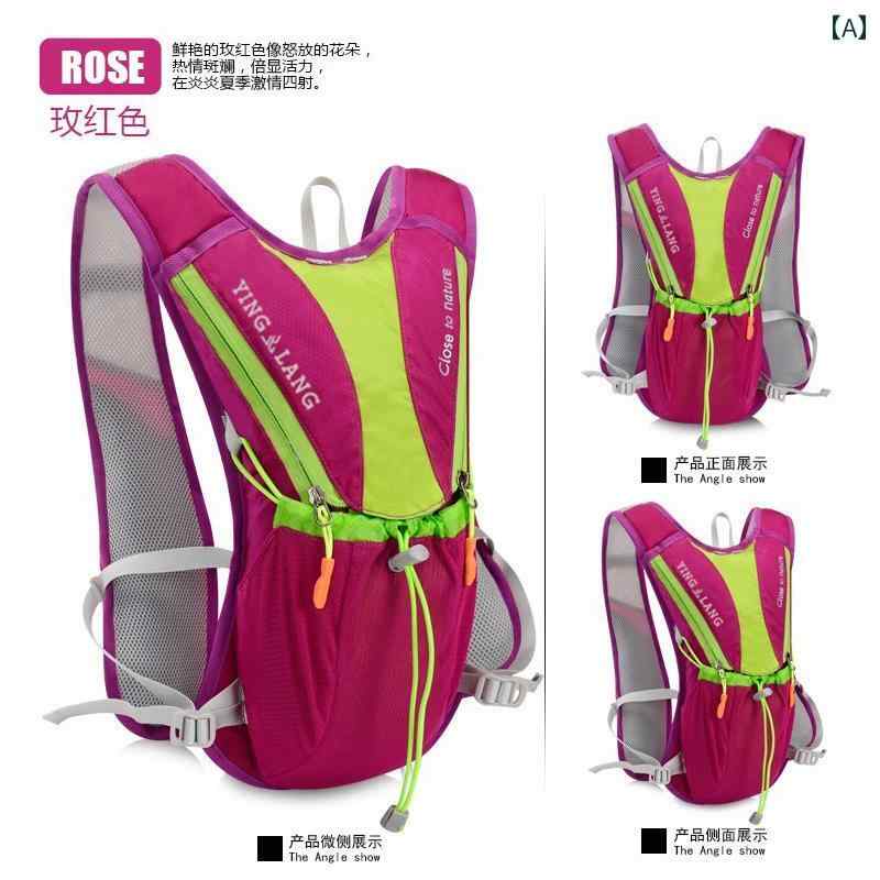 ランニング バッグ スポーツフィットネス ベスト バック パック レディース ぴったり フィット マラソ..