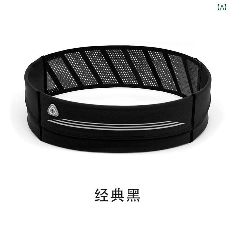 ランニング バッグ スポーツ ランニング 携帯 電話 ウエスト バッグ ベルクロ マラソン ベルト目に 見..
