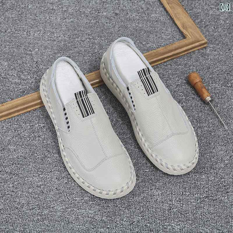 ローファー メンズ シューズ Niu Shishi ハンドメイド シューズ 新作 トップレイヤー 牛 革 メンズ 通 ..