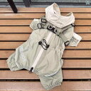 愛犬 レインコート 楽しい 新しい 犬 服 春と 夏の 薄い スタイルの クールな 防水 胸 バック レインコート アサルト コート テディ ビション シュナウ...