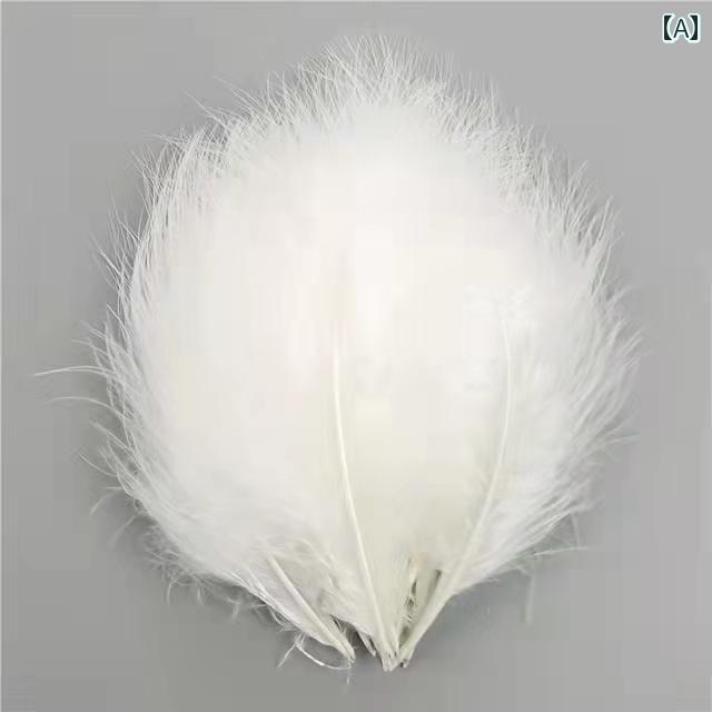 アクセサリー 素材 フル ダウン フェザー ジュエリーアクセサリー 材料 幼稚園 DIY 手作り アクセサリ..