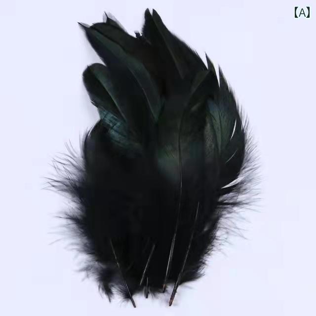 アクセサリー 素材 DIY 紫色の 水泳 羽根 着色 された 鶏の 羽根 衣類 アクセサリー アクセサリー 15 -..