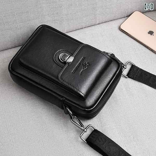 メンズ ショルダーバッグ カジュアル メンズバッグ ショルダーバッグ本 革 メンズ メッセンジャーバッグ ミニ 牛 革 バッグ 夏 小型 携帯 電話 ウエスト バッグ 小型 バック パック