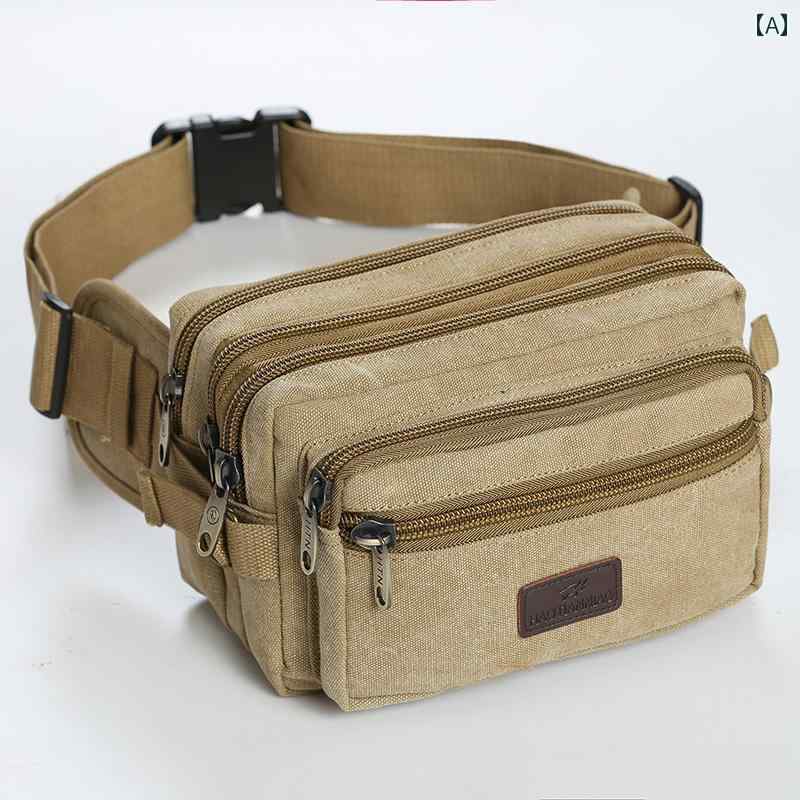メンズ ショルダーバッグ 多 機能 メンズ キャンバス ウエスト バッグ大 容量 クロス ボディバッグ チェスト バッグ メンズバッグ ビジネス レジ バッグ 女性の マネー コレクション アウトドア